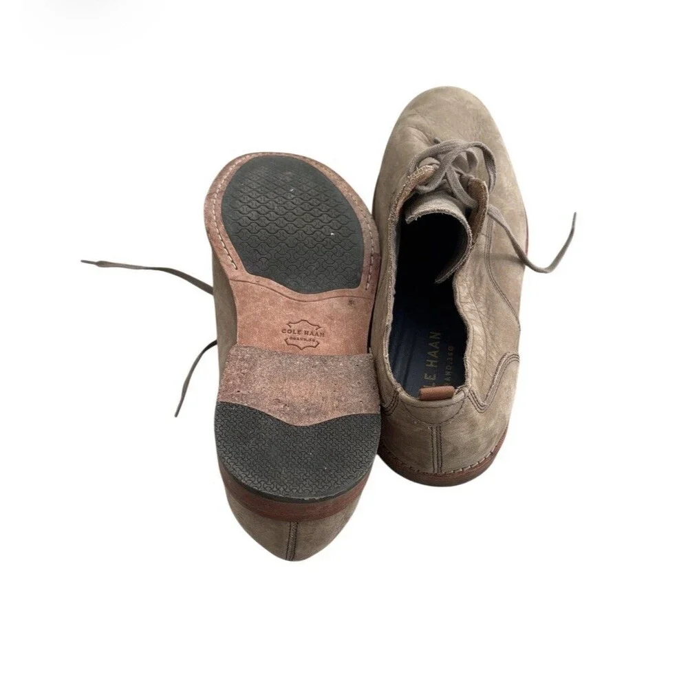 Cole Haan Men's Feathercraft Grand Blucher Oxford C30504, Desert Beige Size 12M